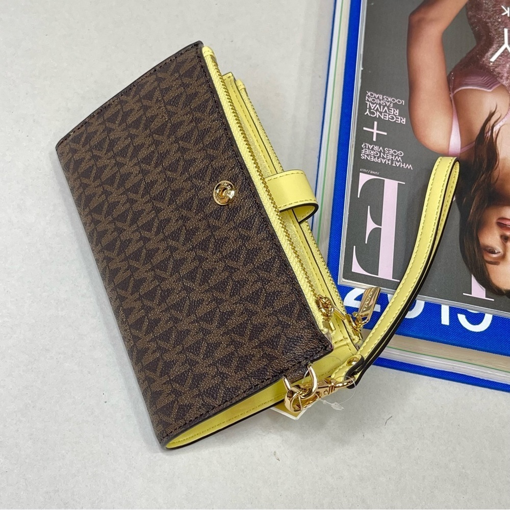 (new+tag) Michael Kors double zip wristlet /wallet fit phone (pro max) - Picture 5 of 5